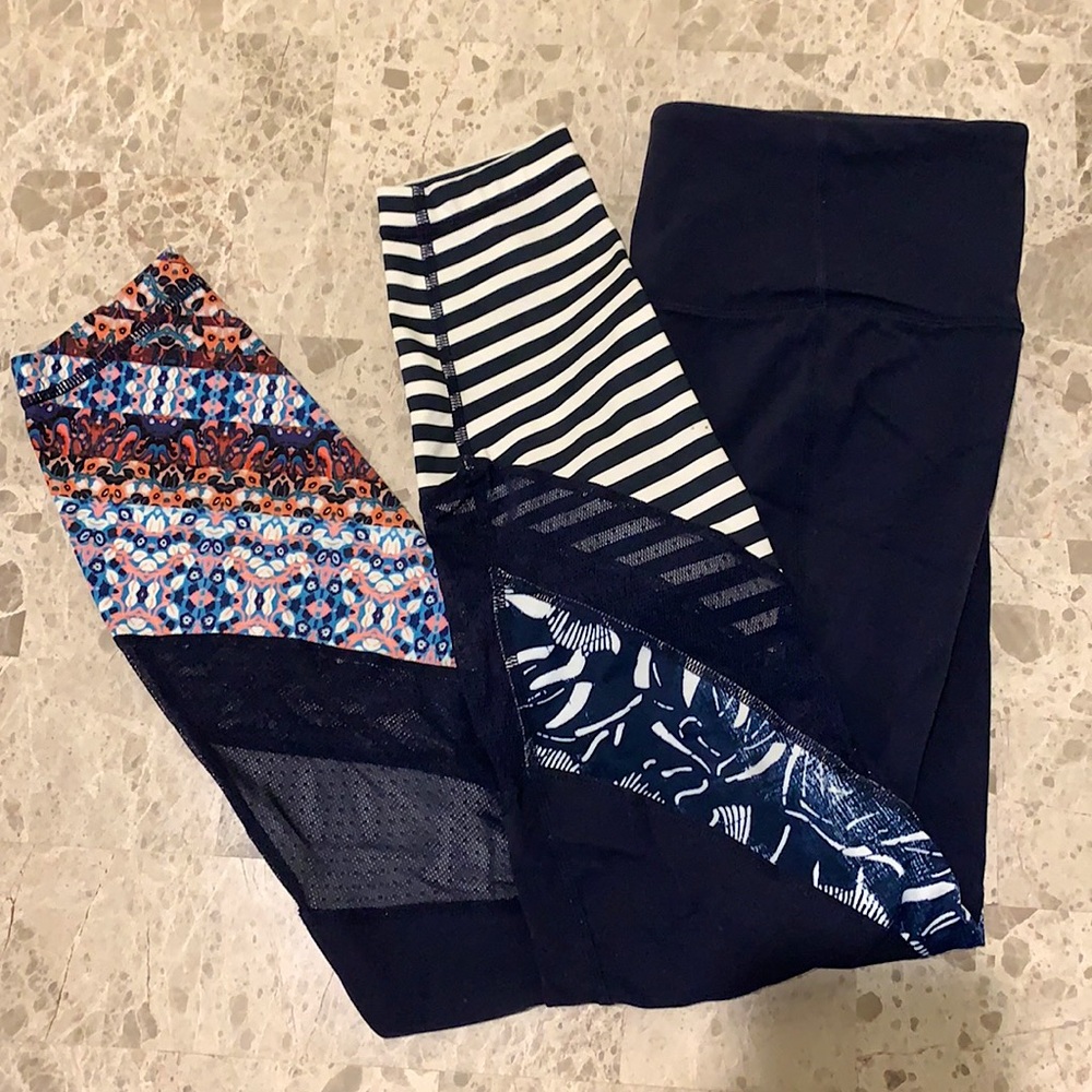 navy athlete leggings